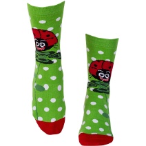 Crazy Ladybug Socken